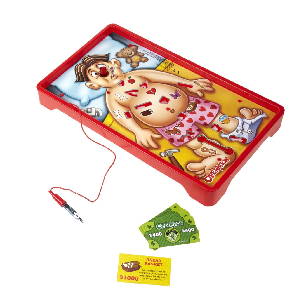 Operation_Game_Hasbro The game called Operartion from Hasbro